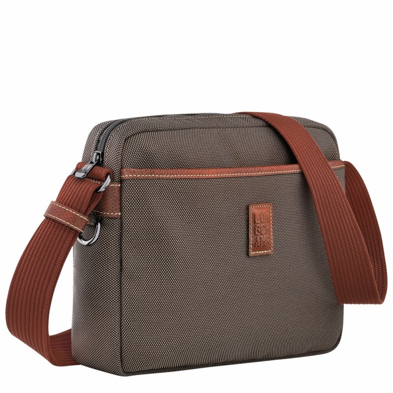 Brown Longchamp Boxford M Men's Camera Bags